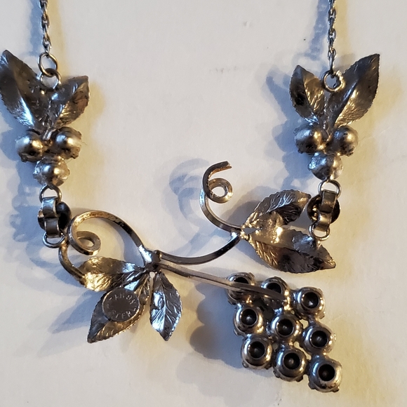 Vintage silver necklace - Picture 3 of 9